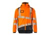 Hard Shell Jacke mit leichtem Futter hi-vis orange/schwarzblau L